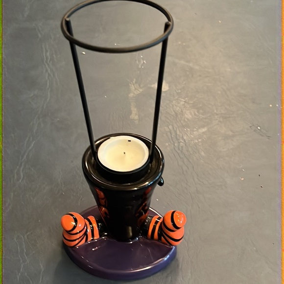 Black cat candle lamp - Picture 2 of 2